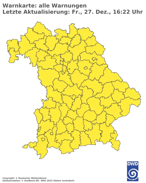 Aktuelle Wetterwarnungen für  Cham