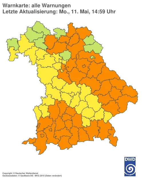 Aktuelle Wetterwarnungen für %region%
