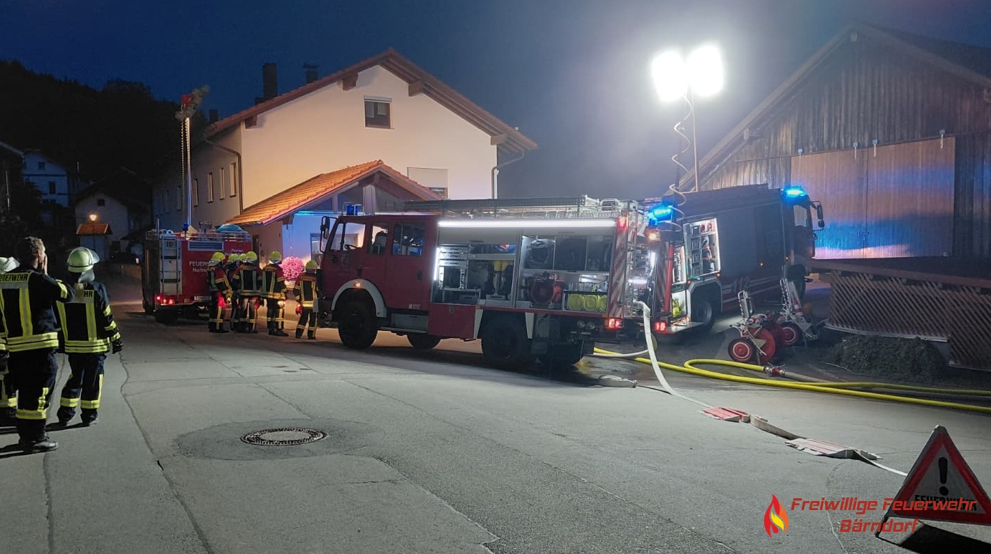 Herbstübung bei der Feuerwehr Bärndorf